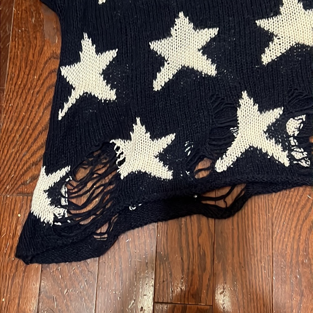 Wildfox Couture White Label Lennon Seeing Stars - in Vintage Dark Navy size sm - Picture 9 of 11